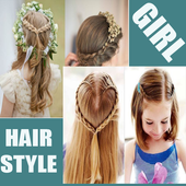 Icona steps by step girl hairstyle