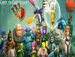 Top Cheats for clash of clans poster