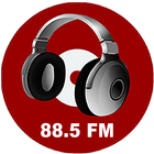 88.5 fm radio christian radio station app online आइकन