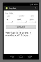 Age Calculator imagem de tela 1