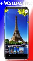 Paris Eiffel Tower Lock Screen capture d'écran 2