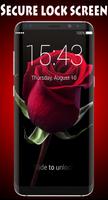 Rose Lock Screen Affiche