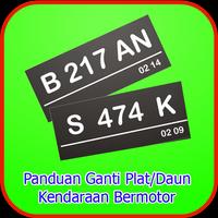 Panduan Ganti Plat Kendaraan โปสเตอร์