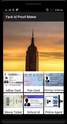 Fake Id Proof Maker APK for Android Download