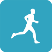 pedometer calorie fitness icon