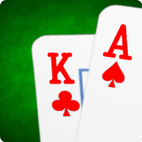 Blackjack 21 card game আইকন
