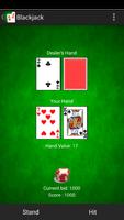 Blackjack 21 kaart spel screenshot 2