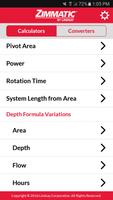 Zimmatic Irrigation Calculator poster