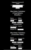 Heat Index اسکرین شاٹ 1