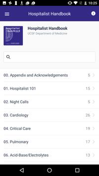 Hospitalist Handbook screenshot 1