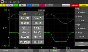 Keysight Oscilloscope Mobile ภาพหน้าจอ 2