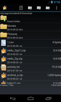 AndroZip™ FREE File Manager screenshot 1