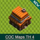 New COC 2018 Town Hall 4 Maps APK
