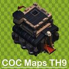 New COC 2018 Town Hall 9 Maps icon