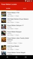 Pasar Malam Locator پوسٹر