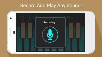 Piano Voice - Record & Play capture d'écran 1