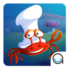 Count Crab: Baby Fish School-icoon