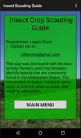 Insect Crop Scouting poster