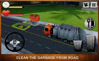 Garbage Dump Truck Sim 2016 poster