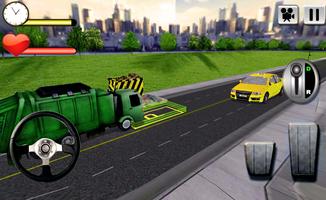 Garbage Dump Truck Sim 2016 screenshot 2
