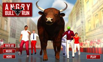 Angry Bull Run 2016 simulator Affiche