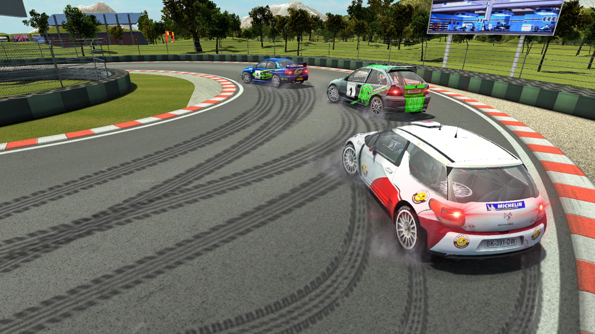 Race car driving 3d