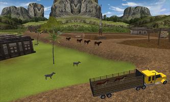 Transport agricole: Animaux Affiche