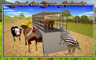 Farm Transport: Zoo Animals capture d'écran 3