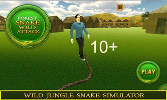 Forest Snake Wild Attack 3D Cartaz