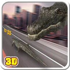 Baixar Irritado Crocodile Run 3D APK