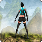 Secret Agent Lara: Lost Temple Jungle Run game icône