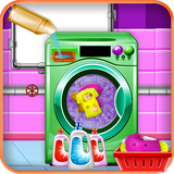 Home Washing Laundry Game: Room Cleaning Adventure icon