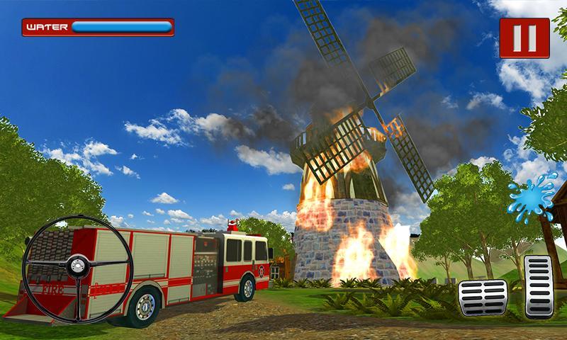 Rescue 911 Fire Truck स्क्रीनशॉट 3.