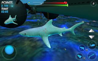 Underwater Scuba Diver Survival: Shark Hunger Game capture d'écran 1