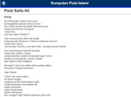 Puisi Islam Screenshot 2