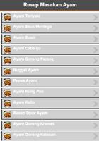 برنامه‌نما Resep Ayam عکس از صفحه