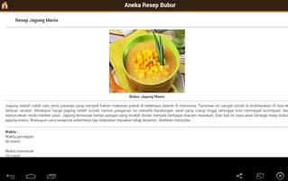 Resep Bubur capture d'écran 1