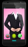 Office Women Suit Photo Maker-poster