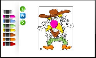 Coloring Game Cowboys Sheriff capture d'écran 3