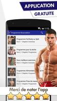 Programme Musculation Fitness capture d'écran 1