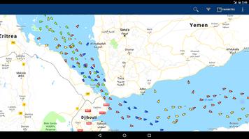 Marin circulation navire traqueur navire radar capture d'écran 1