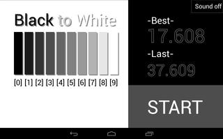 Black to White Plakat