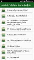 Amaliah Nahdlatul Ulama dan Dalilnya ポスター