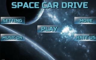 Space Car Drive Simulator Affiche