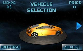 Space Car Drive Simulator captura de pantalla 1