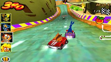 Crash Bandicoot Nitro Kart 3D plakat