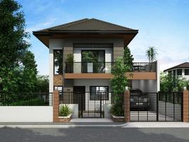 Minimalist 2 Floor House পোস্টার