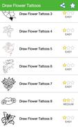 How To Draw :Flower Tattoos capture d'écran 1
