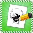 How To Draw :Tokyo Ghoul Characters APK