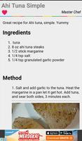Ahi Tuna Recipes 📘 Cooking Guide Handbook capture d'écran 2